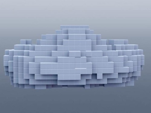 CD rendering of the clouds shape